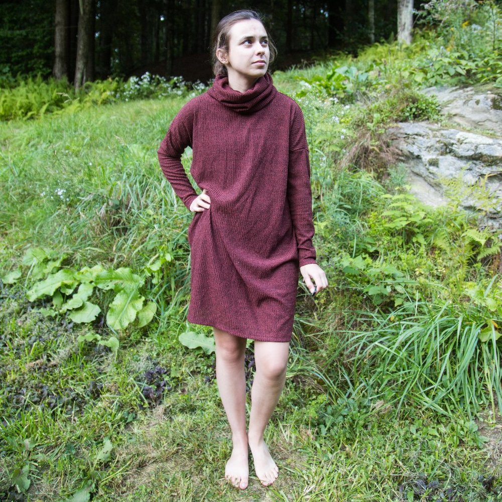 Emetla Sweater Dress with POCKETS